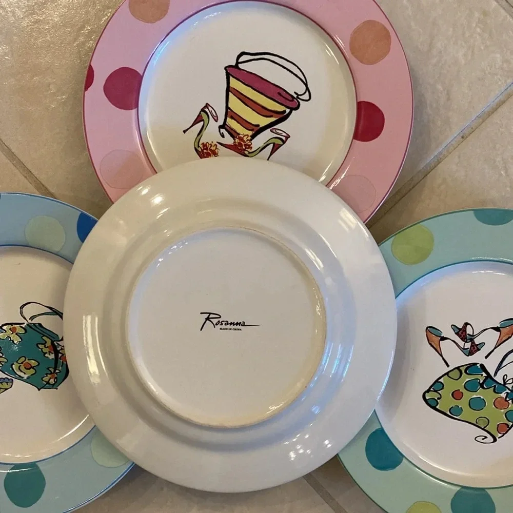 NWT Shoes & Handbags Plates NEW in Gift Box